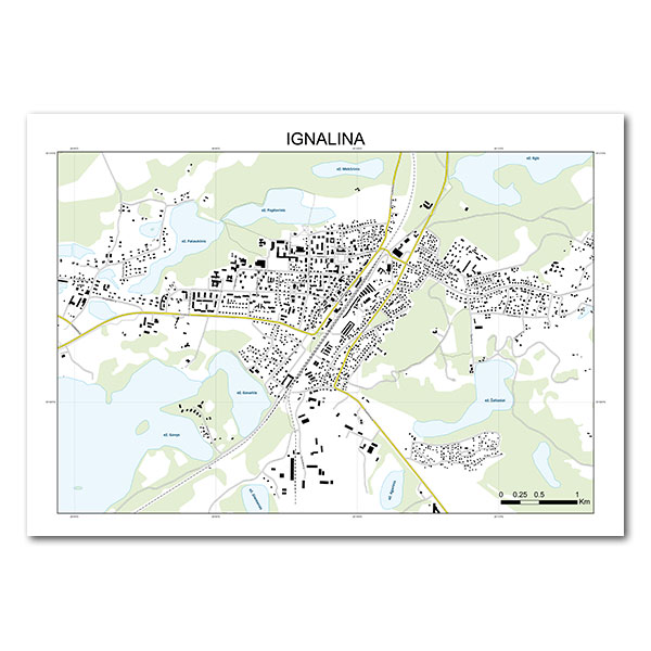 Ignalinos žemėlapis