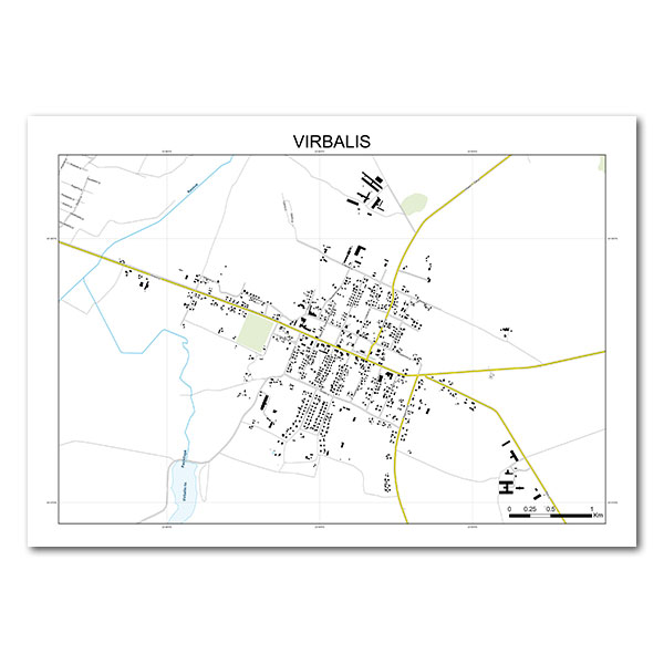 Virbalio žemėlapis